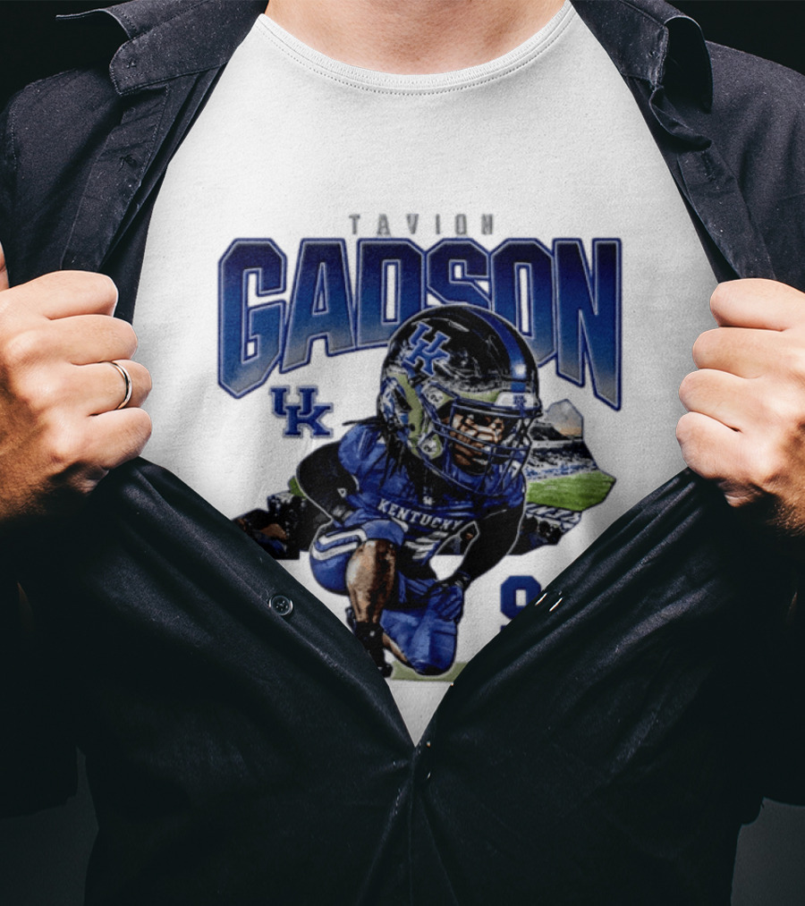 Tavion Gadson Kentucky Wildcats Football 94 UK T-Shirt