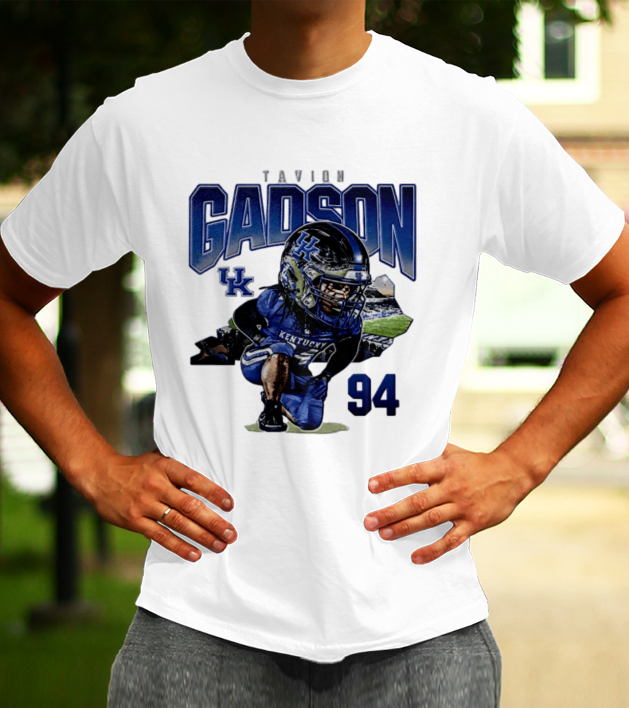 Tavion Gadson Kentucky Wildcats Football 94 UK T-Shirt