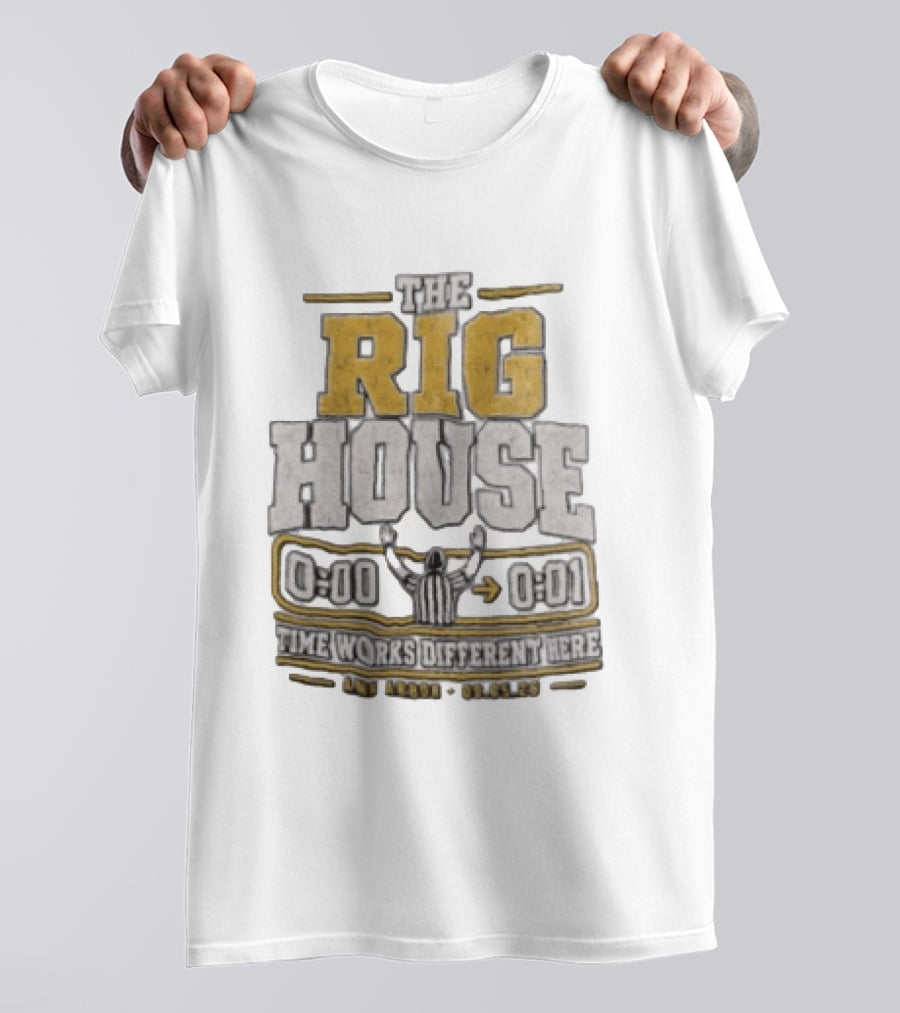 The Big House 0 00 To 0 01 Time Works Different Here Ann Arbor 09 05 26 T-Shirt