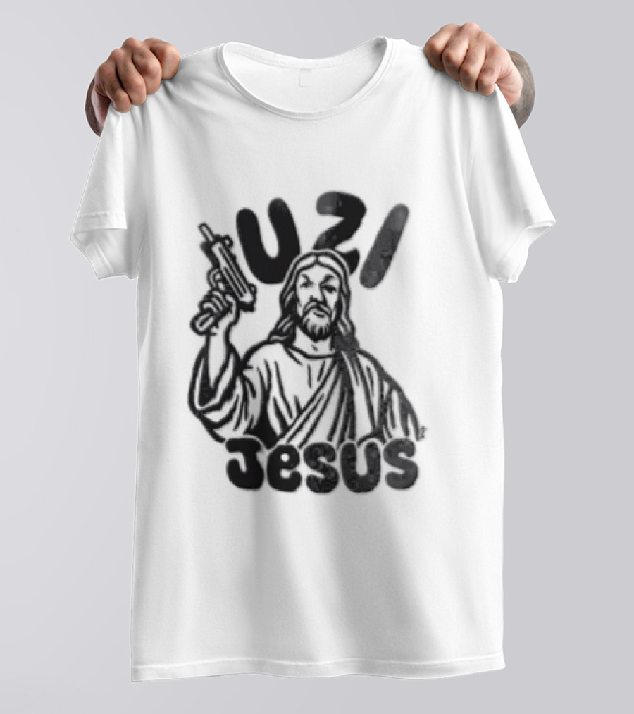 Uzi Jesus Iconic Urban Style Trend T-Shirt