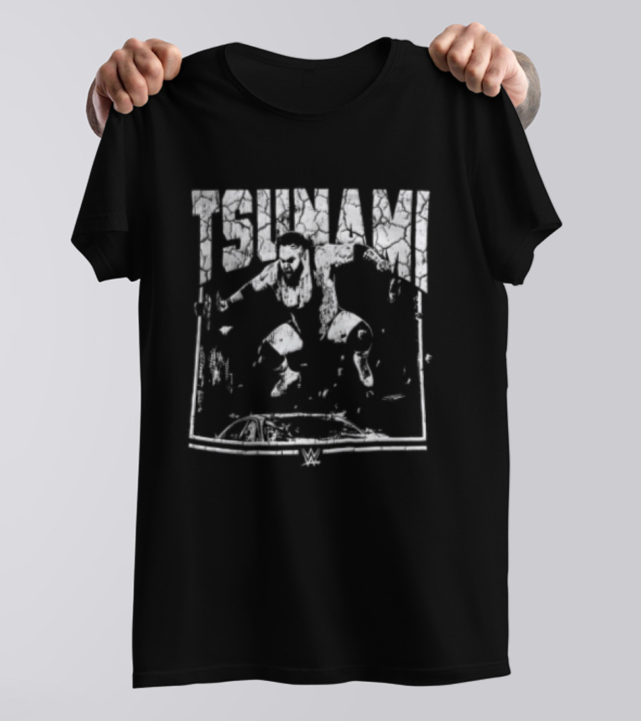 Bronson Reed Tsunami WWE Vision Wrestler Action Pose T-Shirt