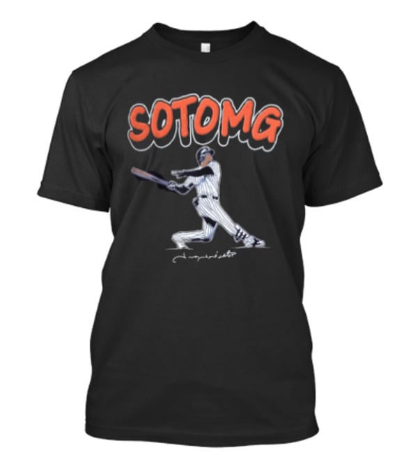 Juan Soto Sotomg New York Mets Baseball MLB Player Yankees Pinstripe Jersey T-Shirt