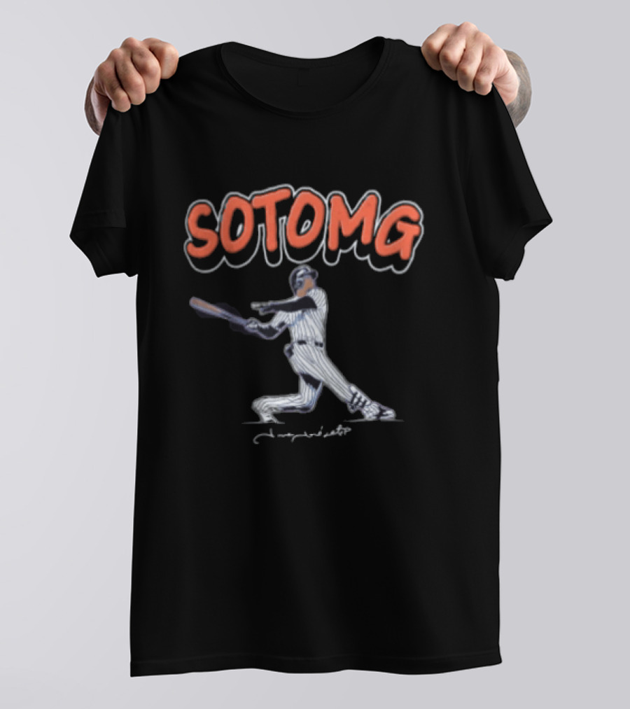 Juan Soto Sotomg New York Mets Baseball MLB Player Yankees Pinstripe Jersey T-Shirt