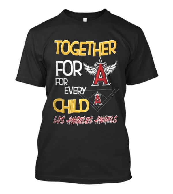 Los Angeles Angels Together For Every Child Winged Baseball Diamond T-Shirt