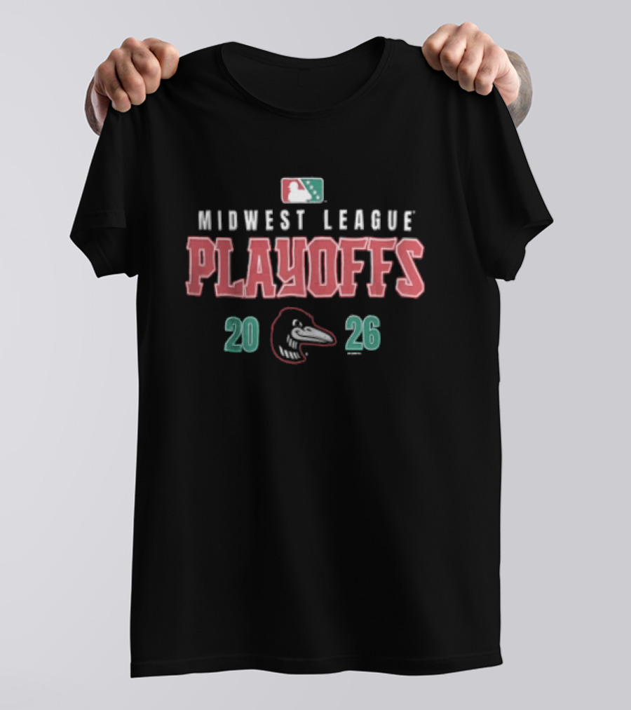 Midwest League Playoffs 2026 Great Lakes Loons MiLB T-Shirt