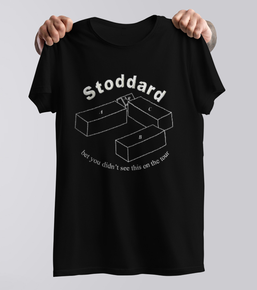 Stoddard Bet You Didn't See This On The Tour Isometric Buildings Diagram Line T-Shirt