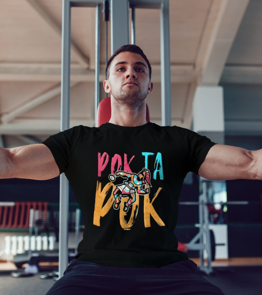 Pok Ta Pok Copa Pensacola Pensacola Blue Wahoos MiLB Baseball Playful Athletic T-Shirt