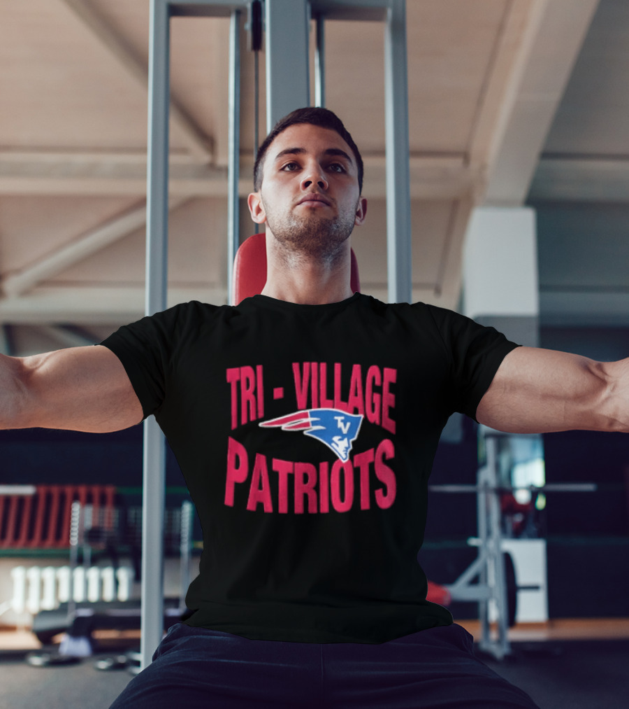Tri Village Patriots New England Patriots Football 2026 Logo TV T-Shirt