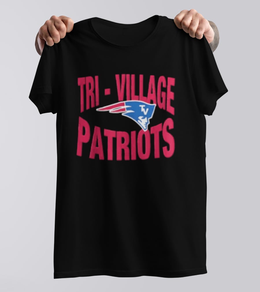Tri Village Patriots New England Patriots Football 2026 Logo TV T-Shirt