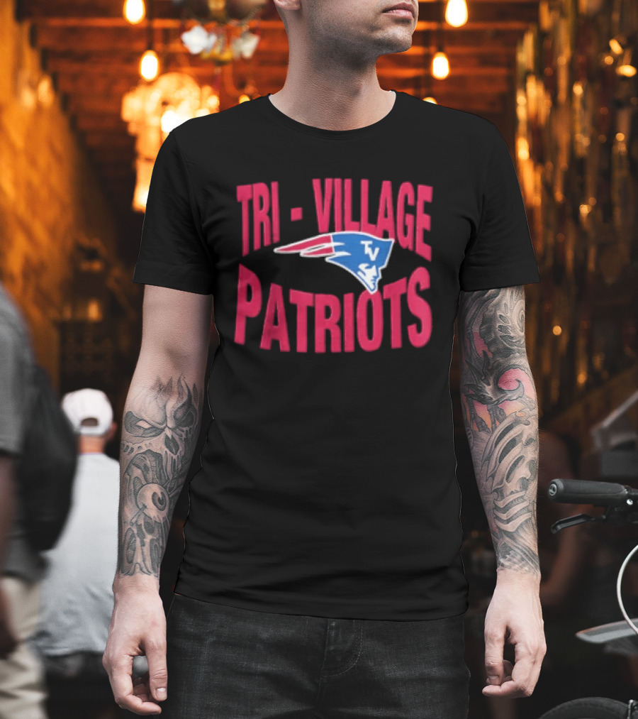 Tri Village Patriots New England Patriots Football 2026 Logo TV T-Shirt