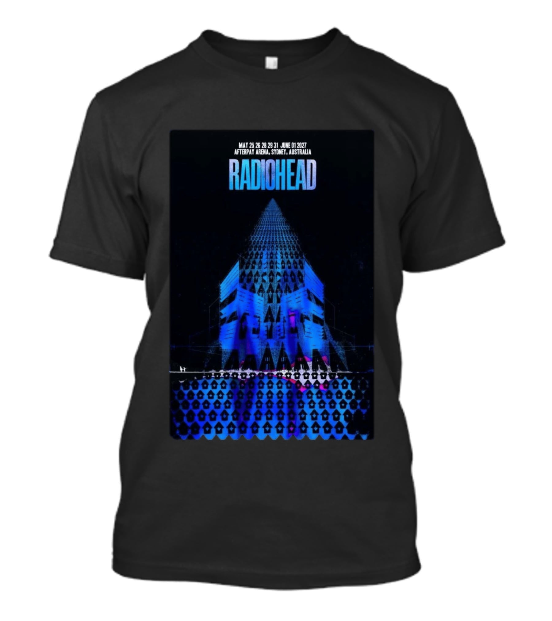 Radiohead Sydney Australia 2027 Afterpay Arena May 25 26 28 29 31 June 1 Concert T-Shirt