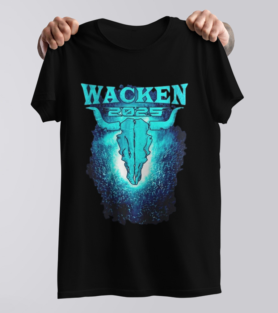 Wacken 2025 Festival Moshpit July 30 To August 2 Schleswig Holstein Germany T-Shirt