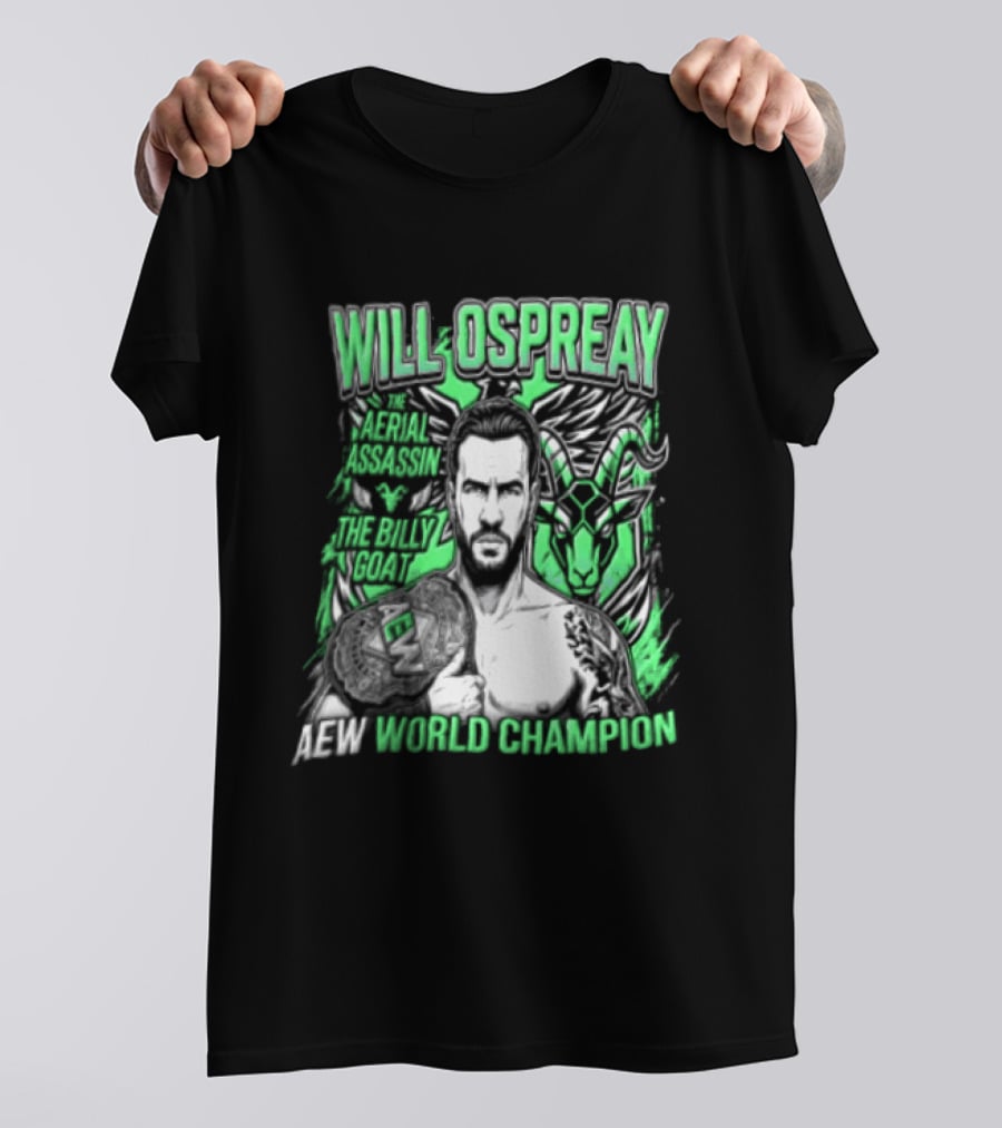 Will Ospreay Aerial Assassin Billy Goat World Champion T-Shirt