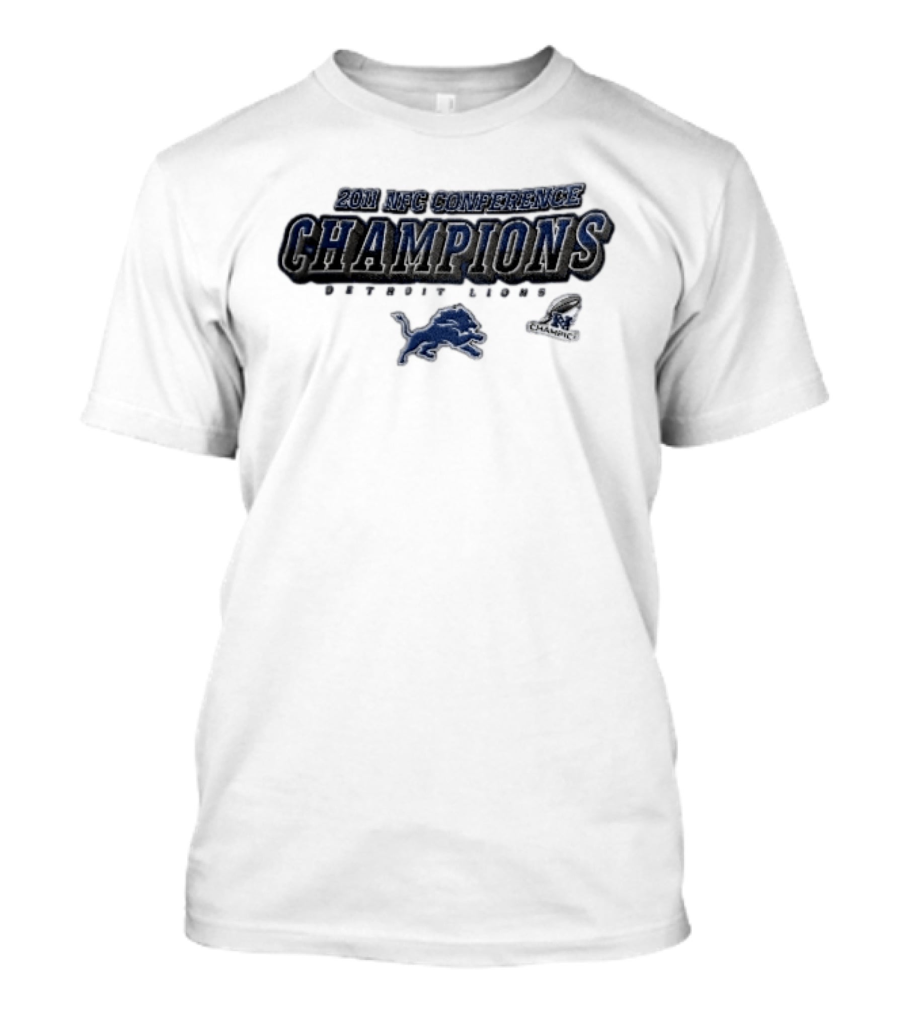 2011 NFC Conference Champions Detroit Lions Football Victory T-Shirt