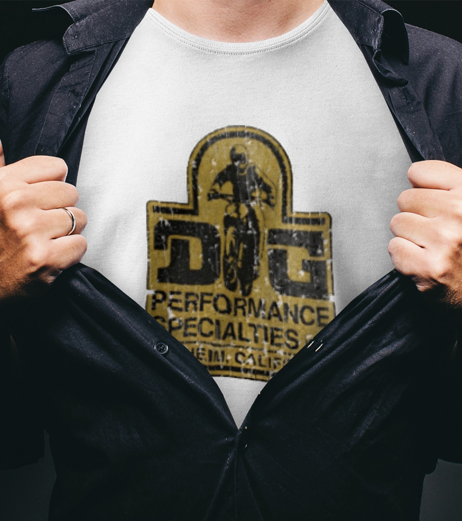 Dg Bmx 1974 Performance Specialties Inc Anaheim California T-Shirt