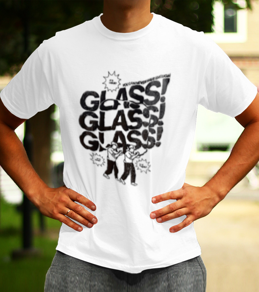 Glass Liquid You Can Never Have Enough Pizza Slice Bubbles T-Shirt