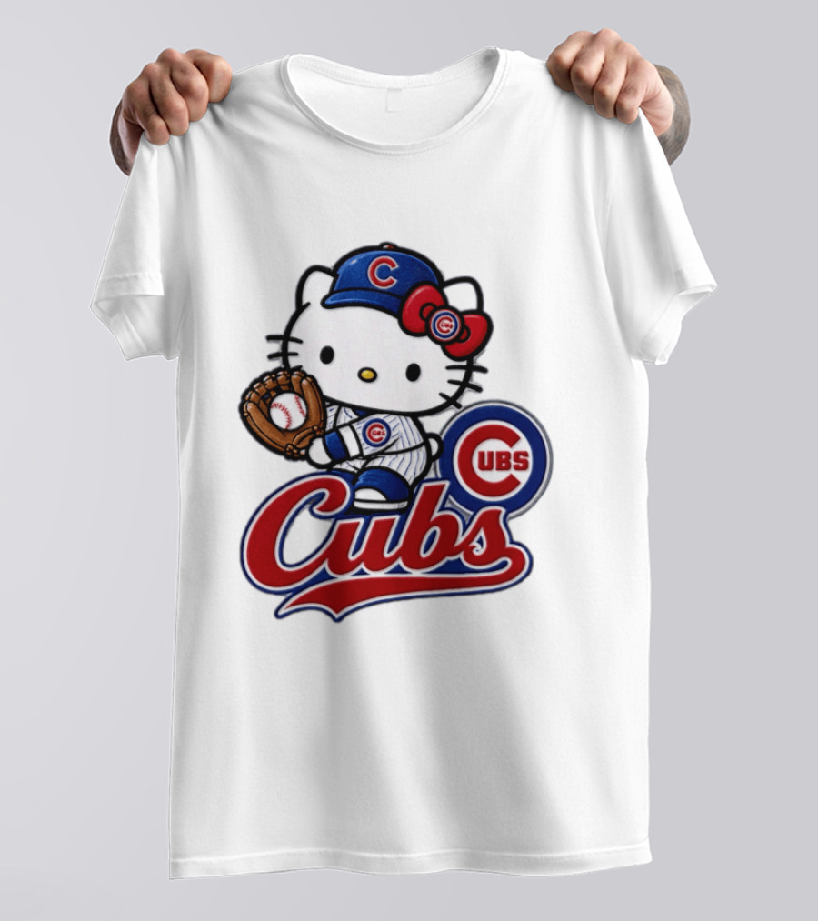 Hello Kitty Cubs 2026 MLB Baseball Chicago T-Shirt
