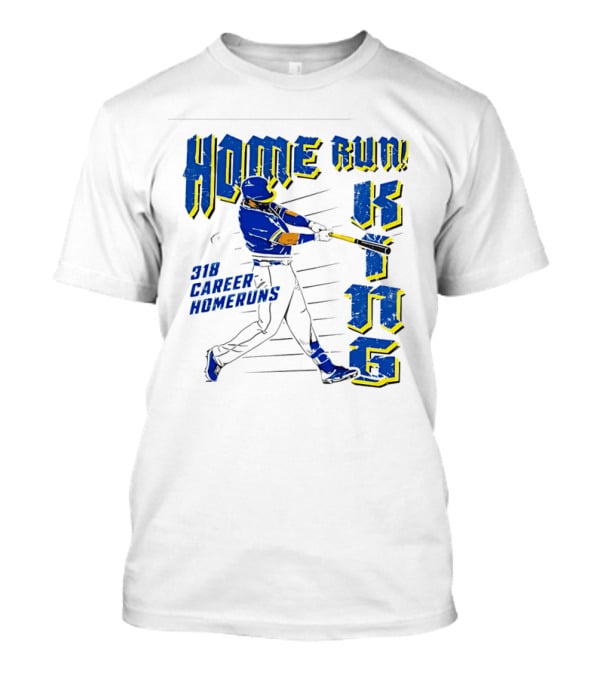 Home Run King 318 Career Homeruns Baseball Player T-Shirt