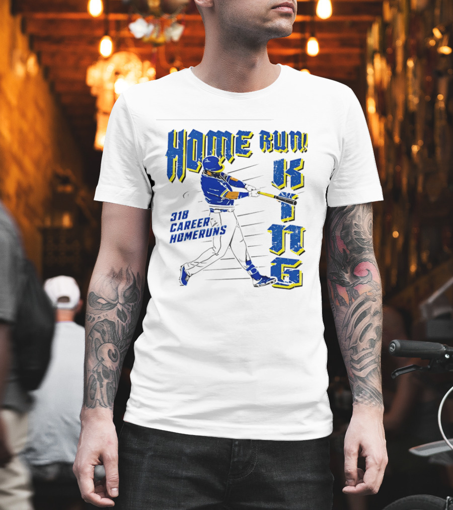 Home Run King 318 Career Homeruns Baseball Player T-Shirt