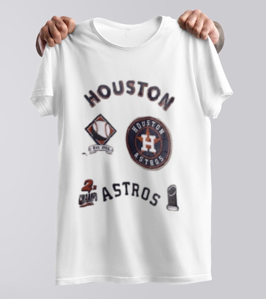Houston Astros 2x Champs Baseball EST 1962 T-Shirt