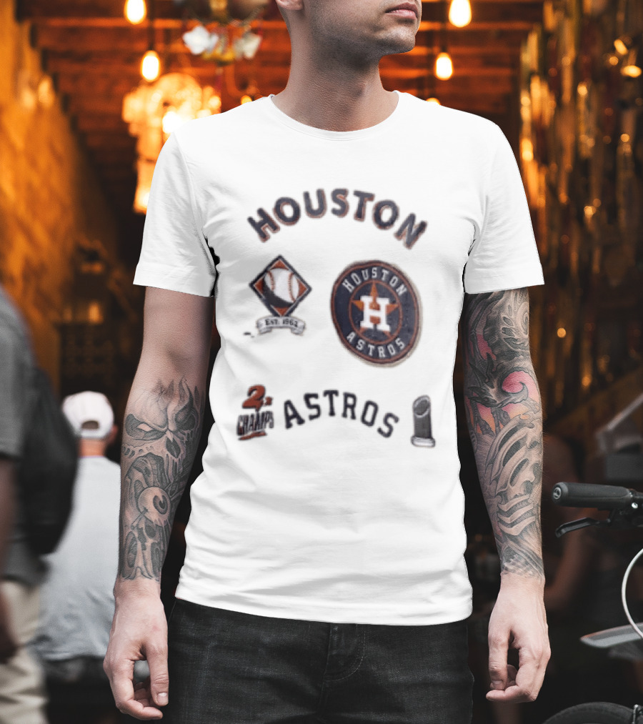 Houston Astros 2x Champs Baseball EST 1962 T-Shirt