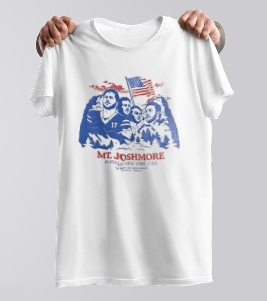 Mt. Joshmore Buffalo New York USA Josh Allen Football Fans Collectible T-Shirt
