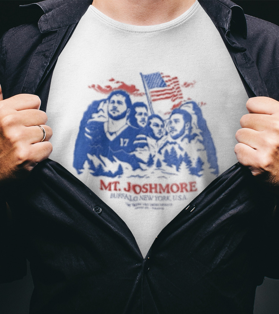 Mt. Joshmore Buffalo New York USA Josh Allen Football Fans Collectible T-Shirt