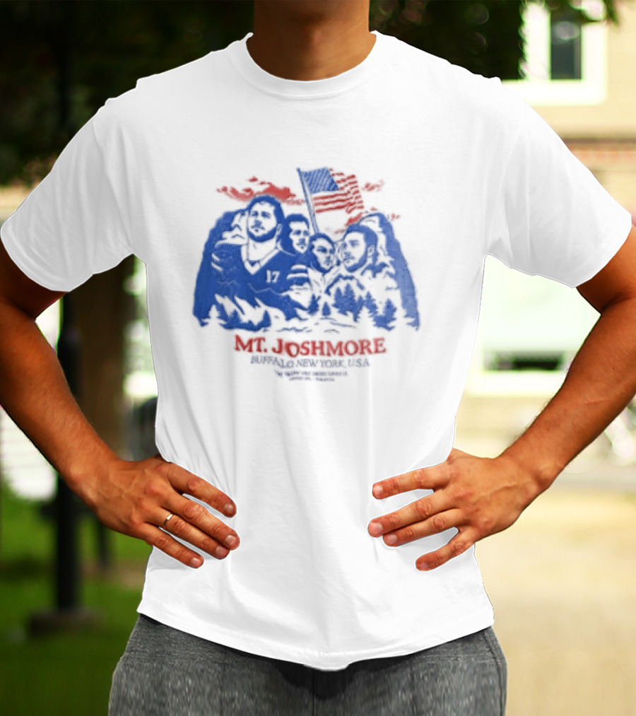 Mt. Joshmore Buffalo New York USA Josh Allen Football Fans Collectible T-Shirt