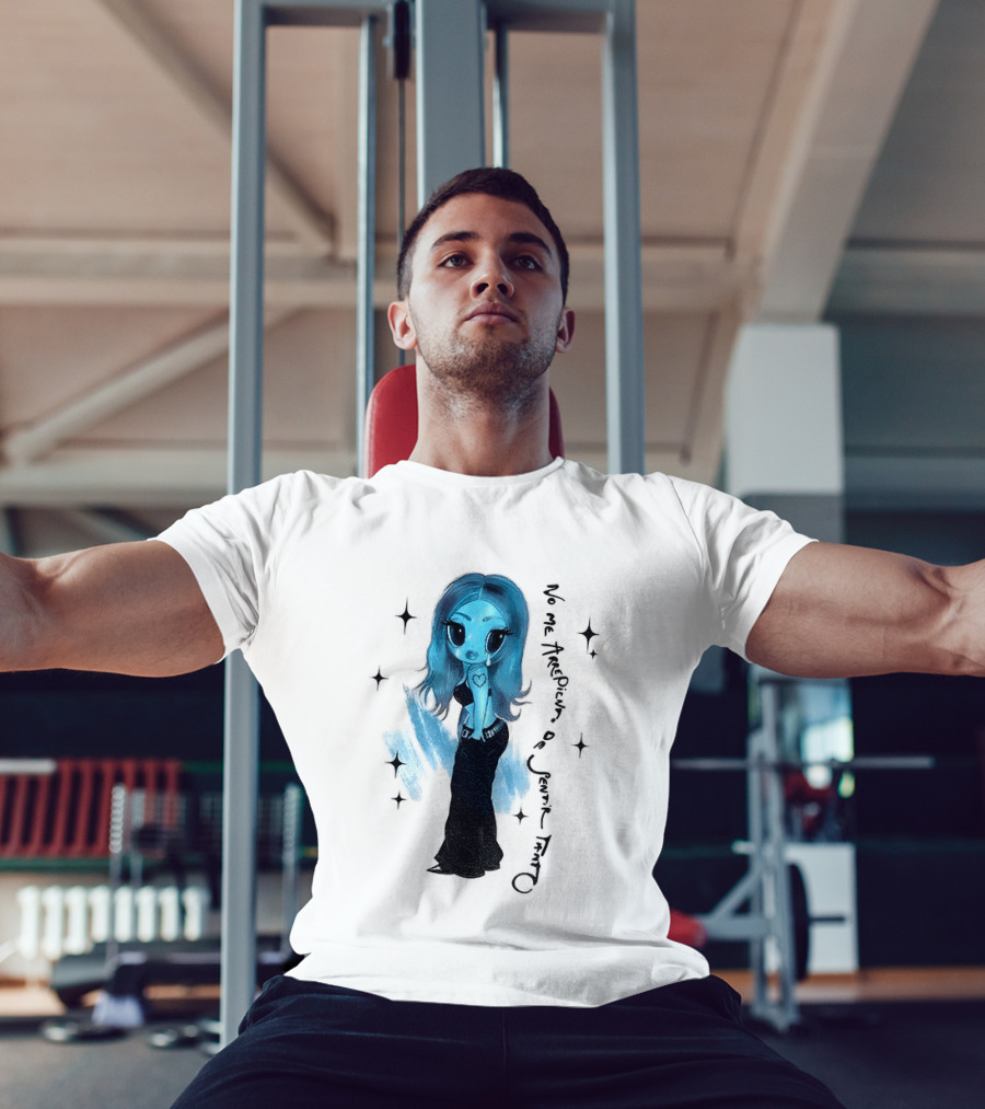 Karol G No Me Arrepiento De Sentir Tanto Blue Cartoon T-Shirt