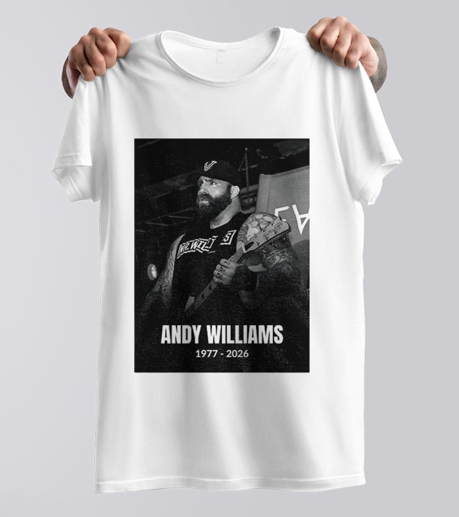 Andy Williams 1977 2026 Every Time I Die T-Shirt