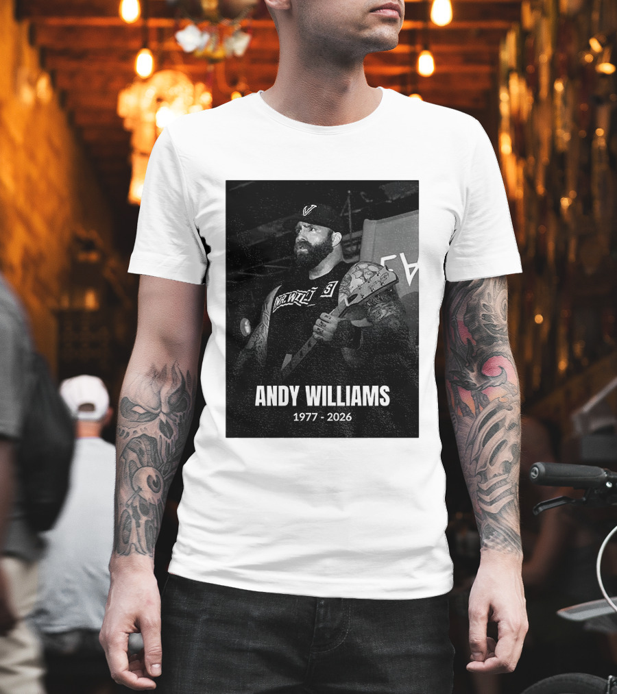 Andy Williams 1977 2026 Every Time I Die T-Shirt