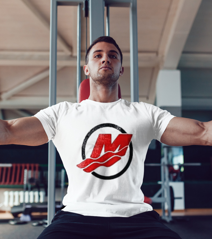 Motorsport Oversized Red M With Wave Racing T-Shirt