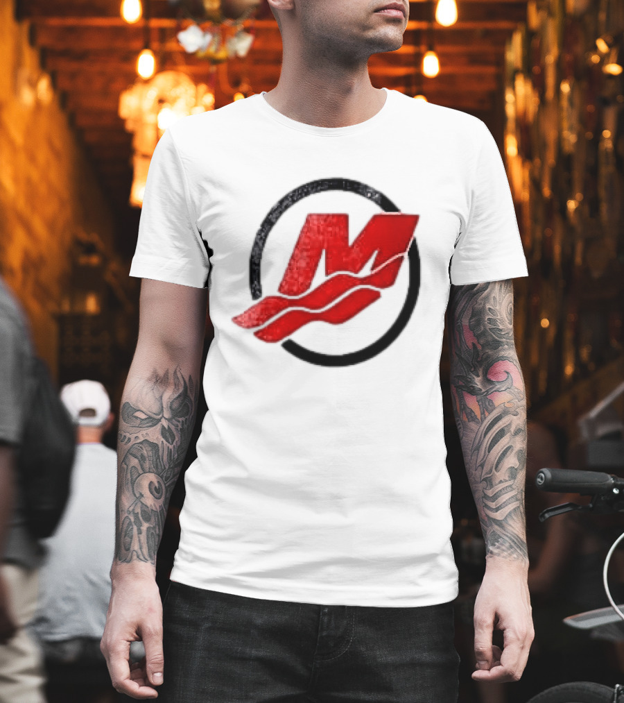Motorsport Oversized Red M With Wave Racing T-Shirt
