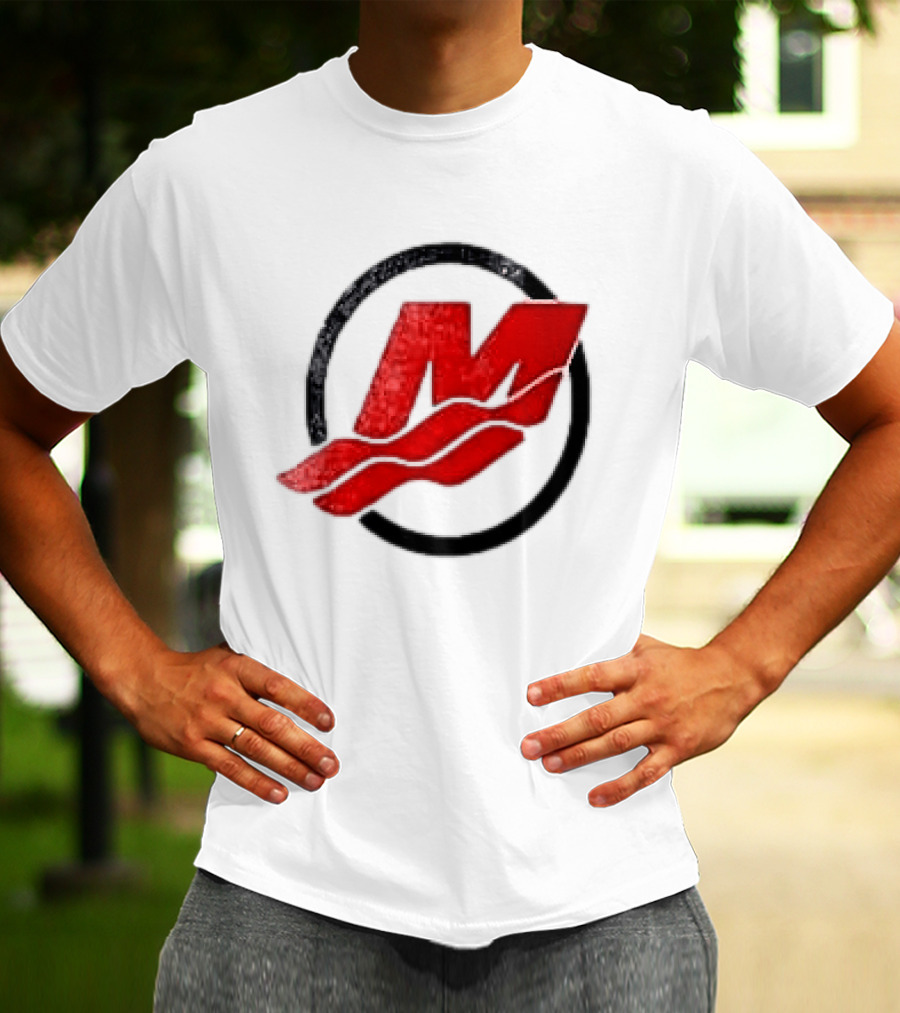 Motorsport Oversized Red M With Wave Racing T-Shirt