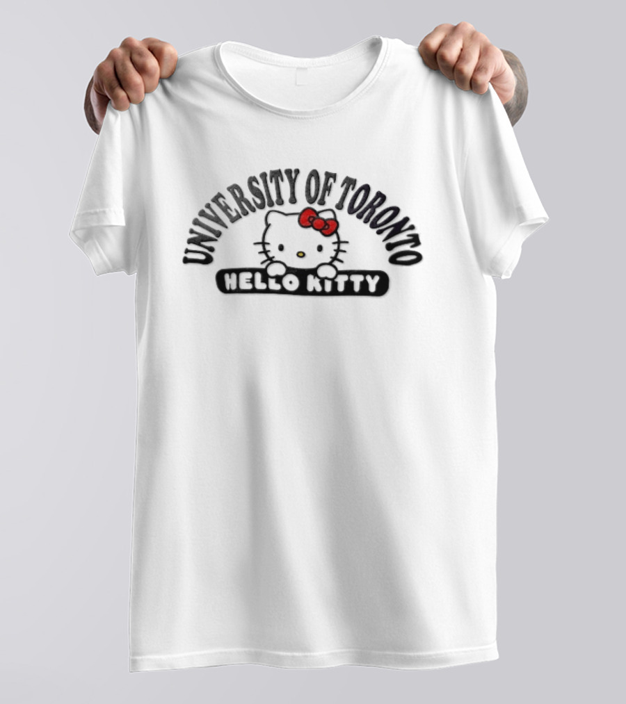 University Of Toronto Hello Kitty Red Bow Charm T-Shirt
