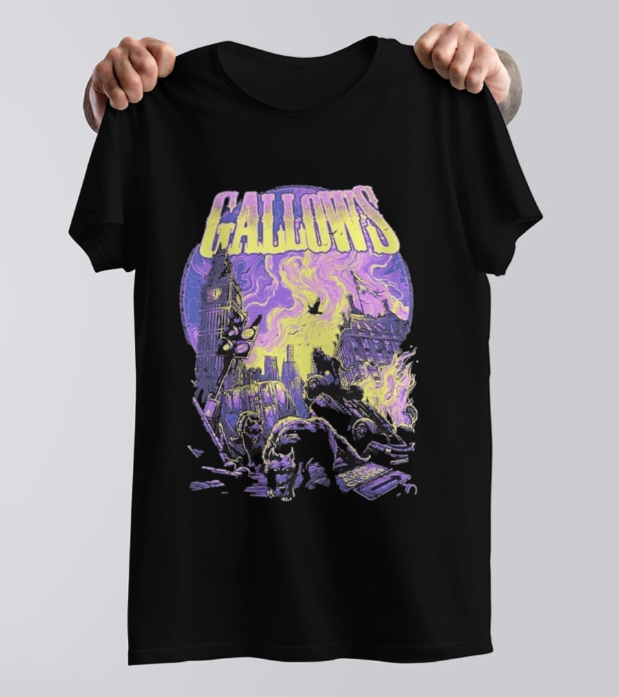 Gallows Orchestra Of Wolves Big Ben Chaos By Dan Mumford T-Shirt