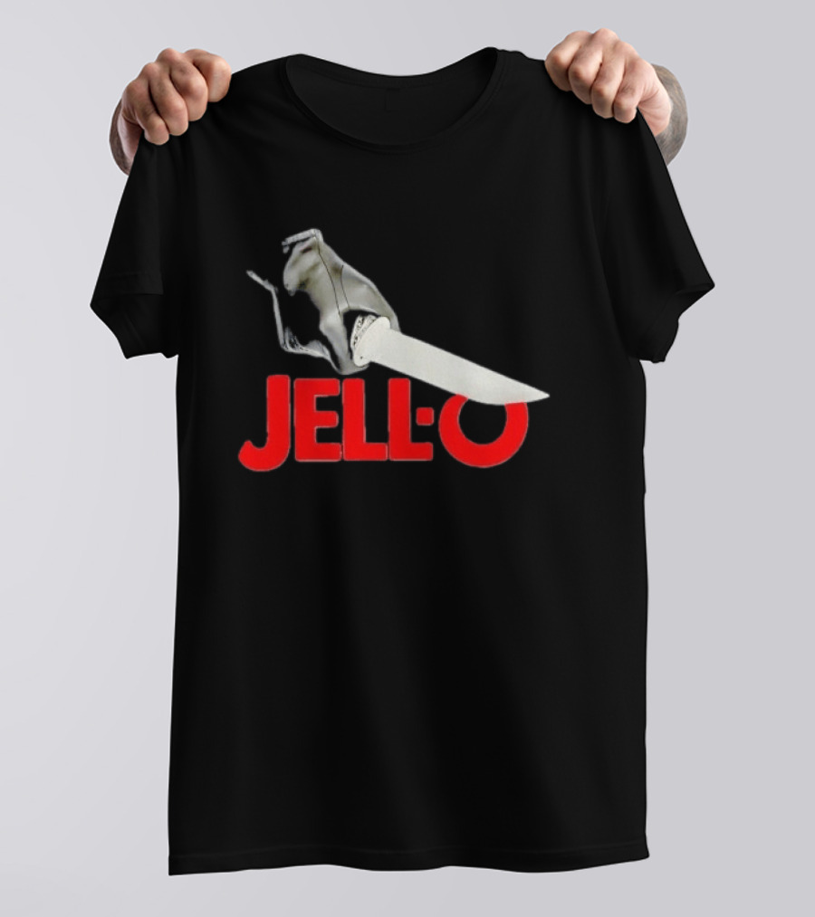 Jello With Gloved Hand Stabbing T-Shirt
