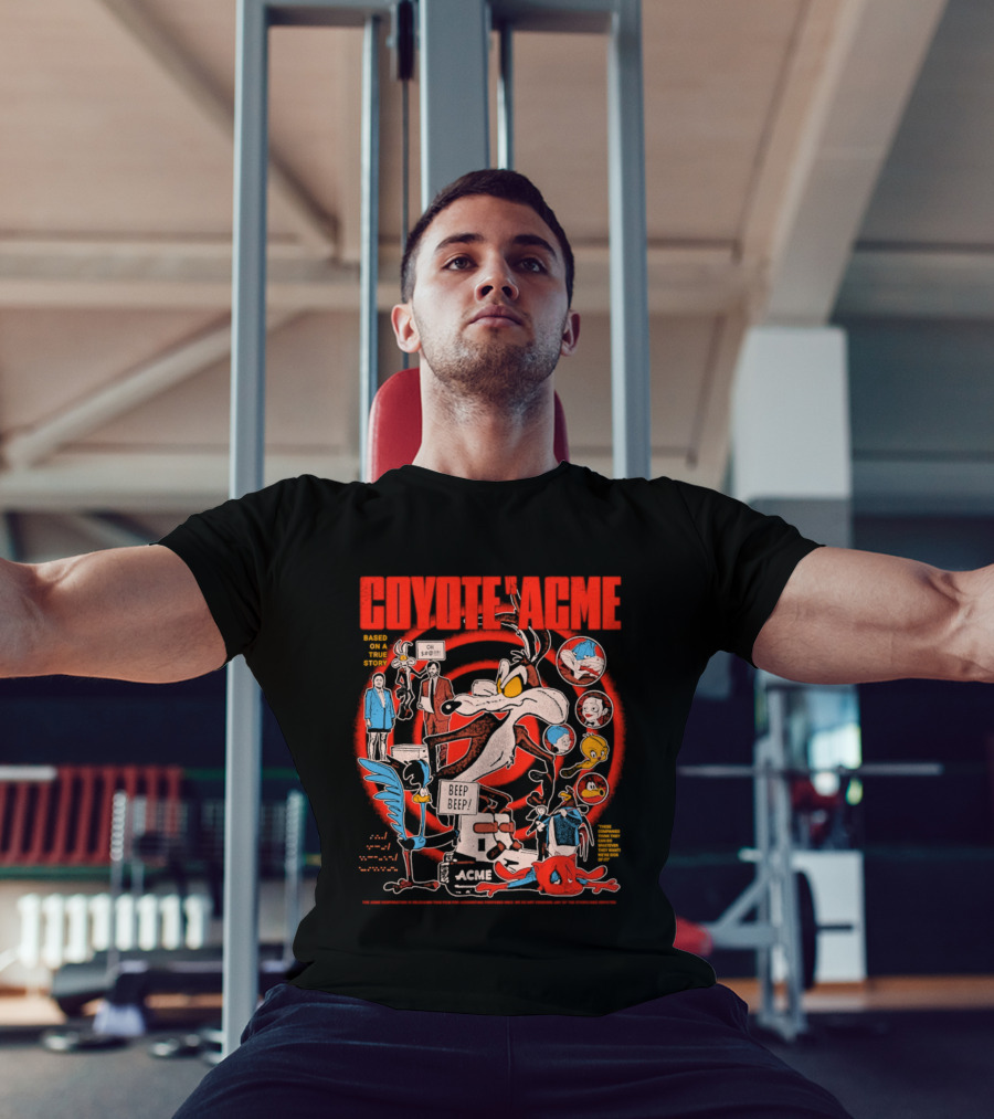 Coyote Vs Acme Based On A True Story Warner Bros Animation T-Shirt