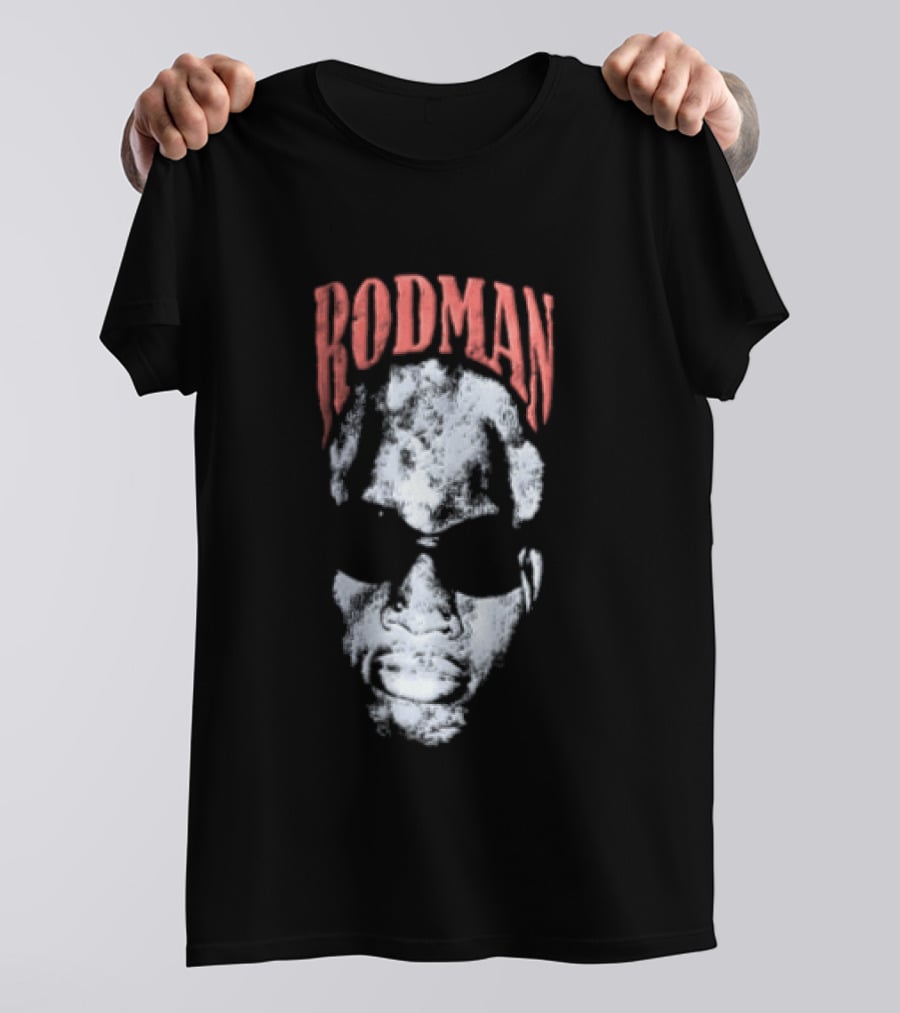Rodman Glasses Chicago Bulls Basketball T-Shirt