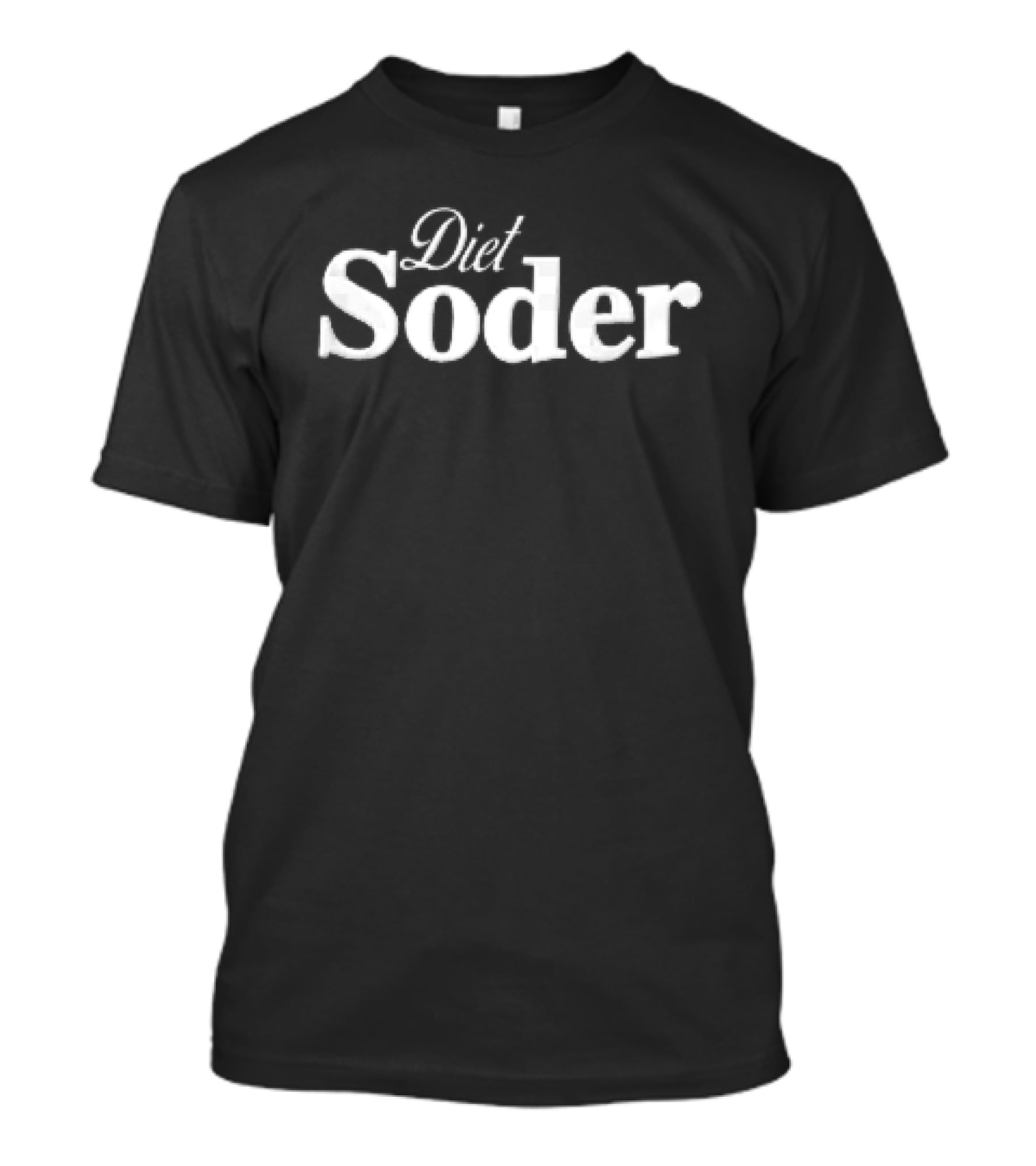 Diet Soder Cursive And Serif White Font T-Shirt