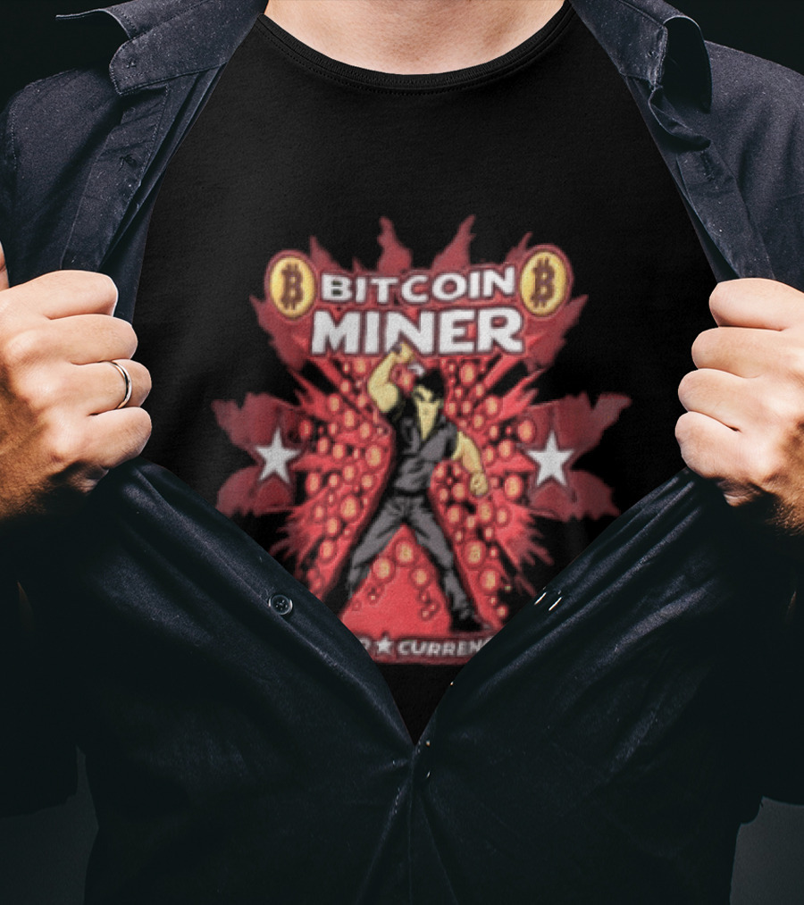 Bitcoin Miner Mine To Currency Digital Asset Crypto T-Shirt