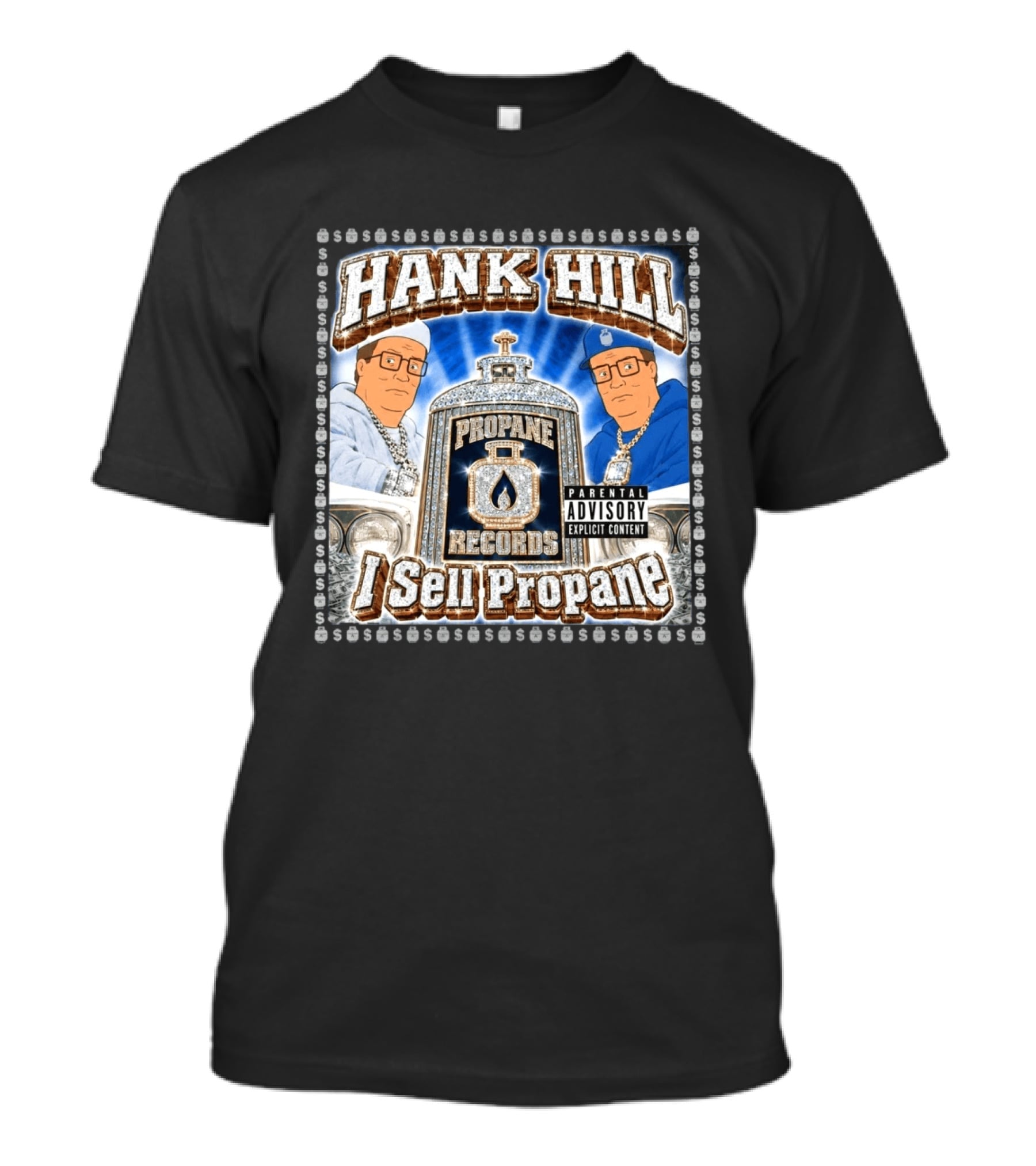 Hank Hill Propane Records I Sell Propane T-Shirt