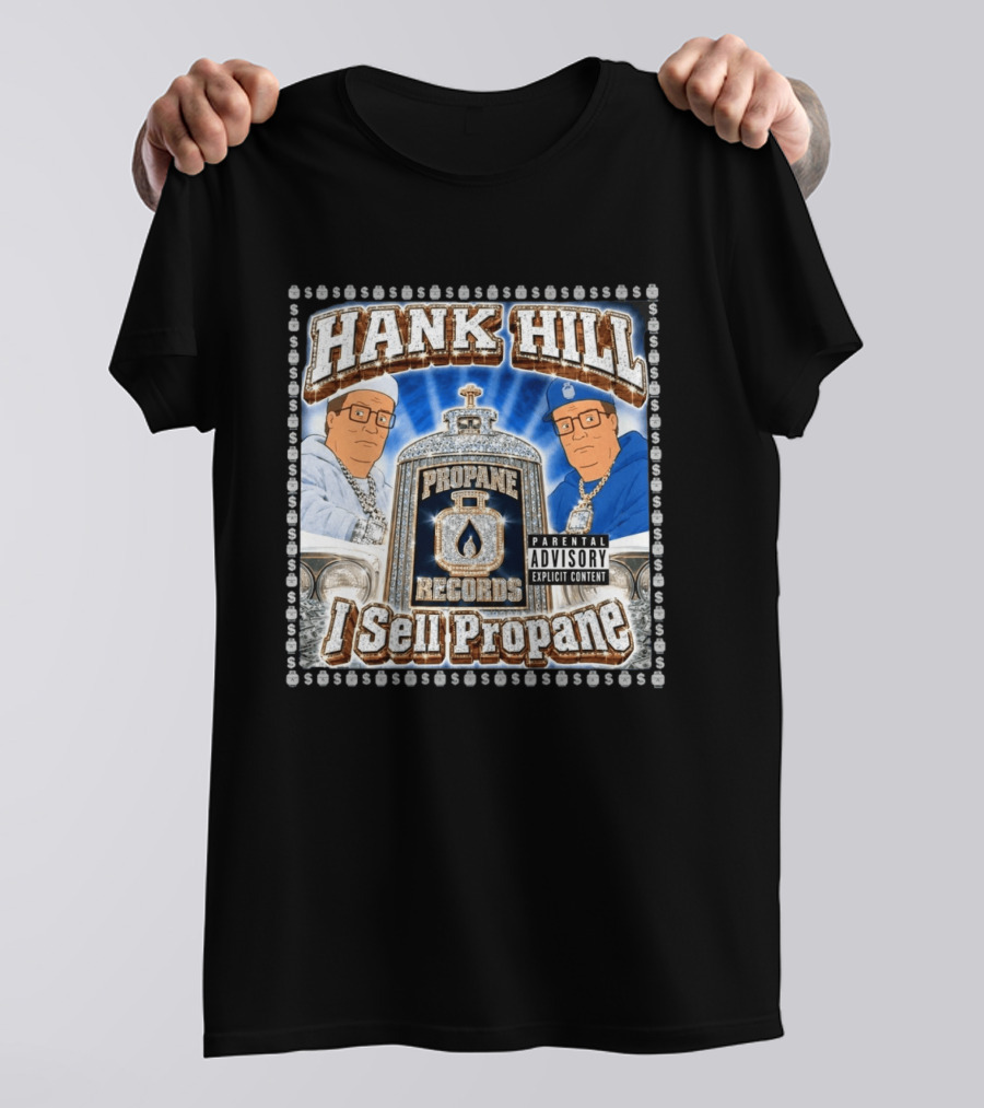 Hank Hill Propane Records I Sell Propane T-Shirt
