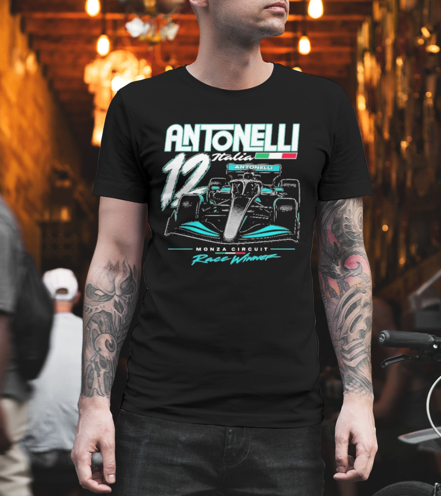 Antonelli Italia 12 Monza Circuit Race Winner T-Shirt