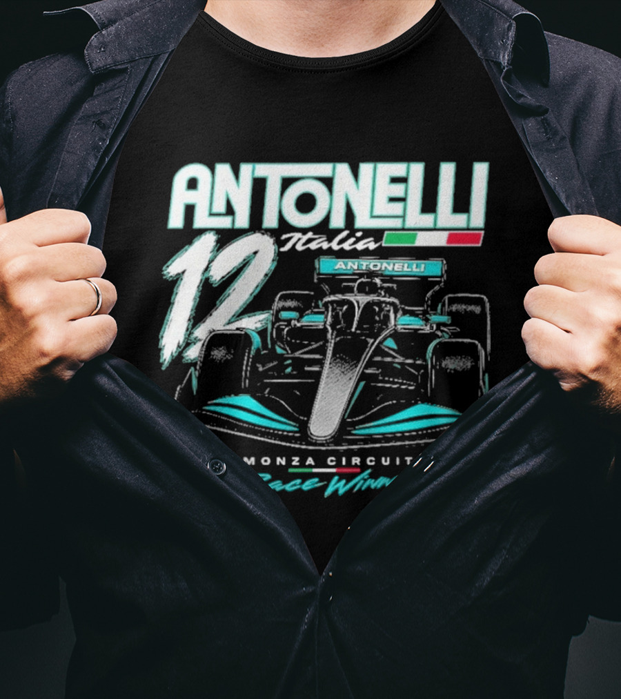 Antonelli Italia 12 Monza Circuit Race Winner T-Shirt