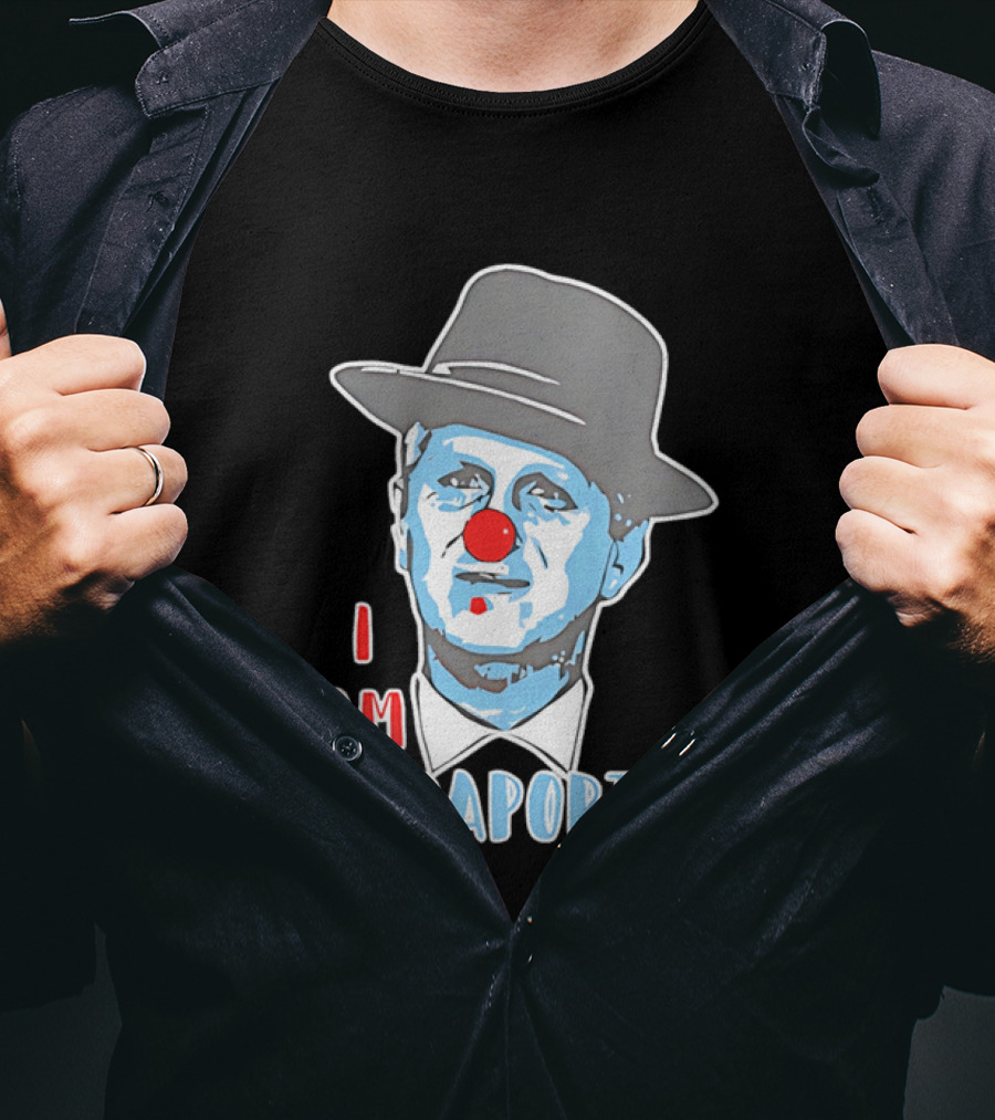 I Am Rapaport Clown Michael Rapaport Hat Red Nose T-Shirt