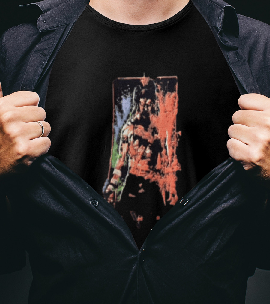 Finn Balor The Demon WWE Paint Splatter T-Shirt
