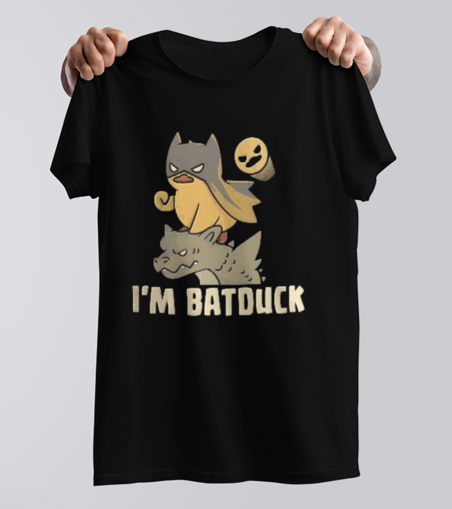 Im Batduck Yellow Duck Mask Gargoyle Spotlight Hero T-Shirt