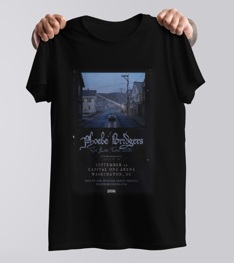 Phoebe Bridgers The Lost Tour 2026 September 29 Capital One Arena Washington DC T-Shirt