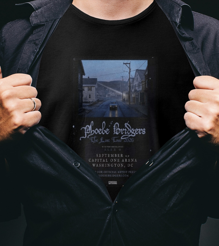 Phoebe Bridgers The Lost Tour 2026 September 29 Capital One Arena Washington DC T-Shirt
